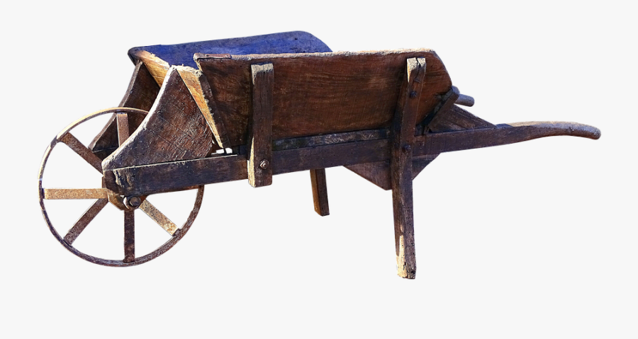 Transparent Wheelbarrow Clipart - Carretilla En La Edad Media, Transparent Clipart
