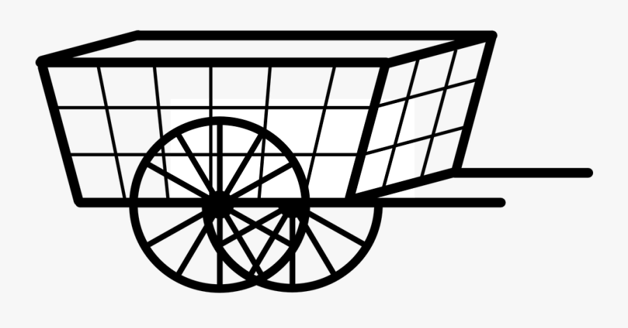Wheelbarrow, Pushcart, Cart - Cart Clip Art, Transparent Clipart