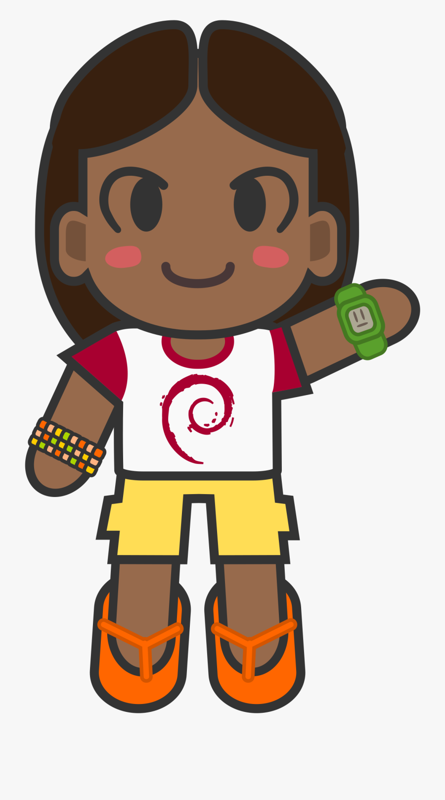This Free Icons Png Design Of Kawaii Hacker - Clip Art, Transparent Clipart