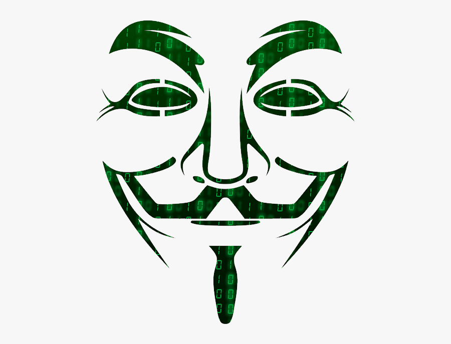 Hacker Png - Guy Fawkes Mask, Transparent Clipart