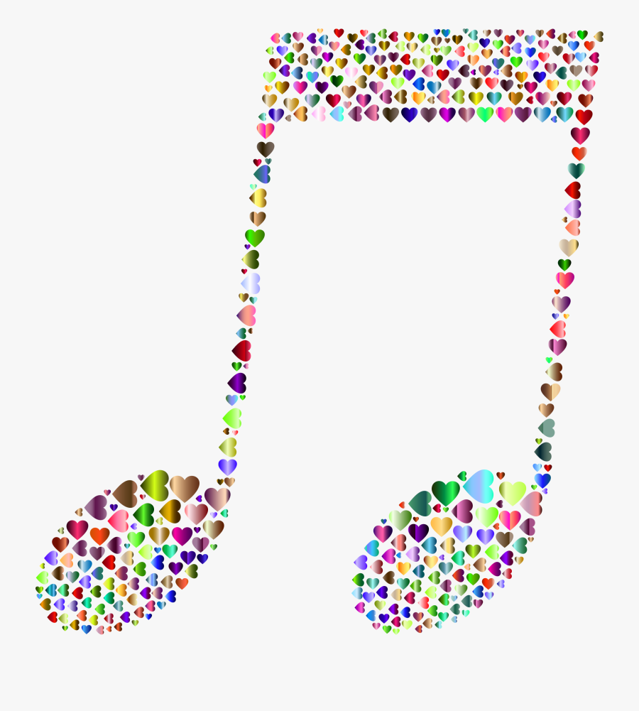 Music Note Clipart Heart - Hearts And Music Clip Art, Transparent Clipart
