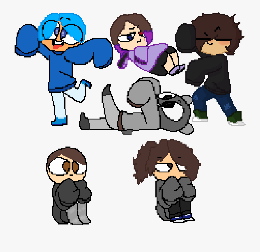 Drawing Of A Person With A Hoddie, Transparent Clipart