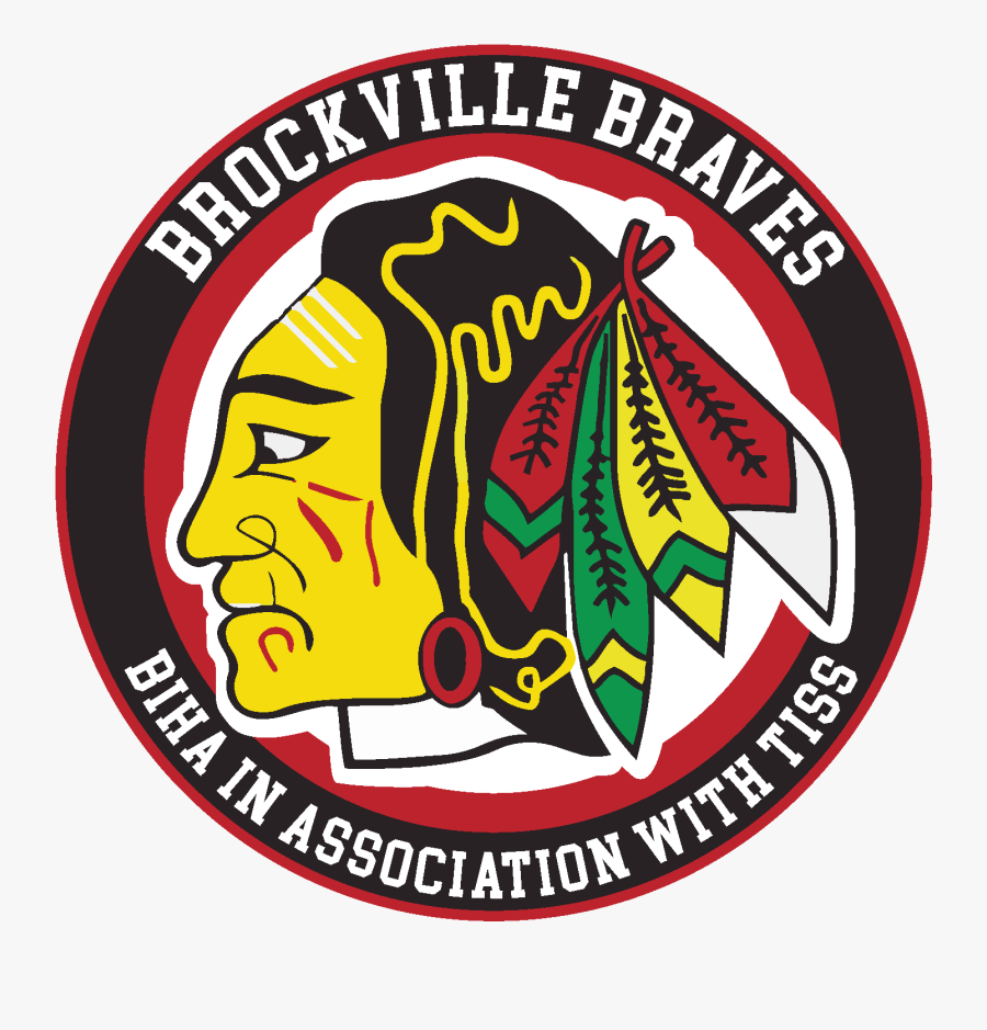 Brockville Braves Central Canada Hockey League Ice - Emblem, Transparent Clipart
