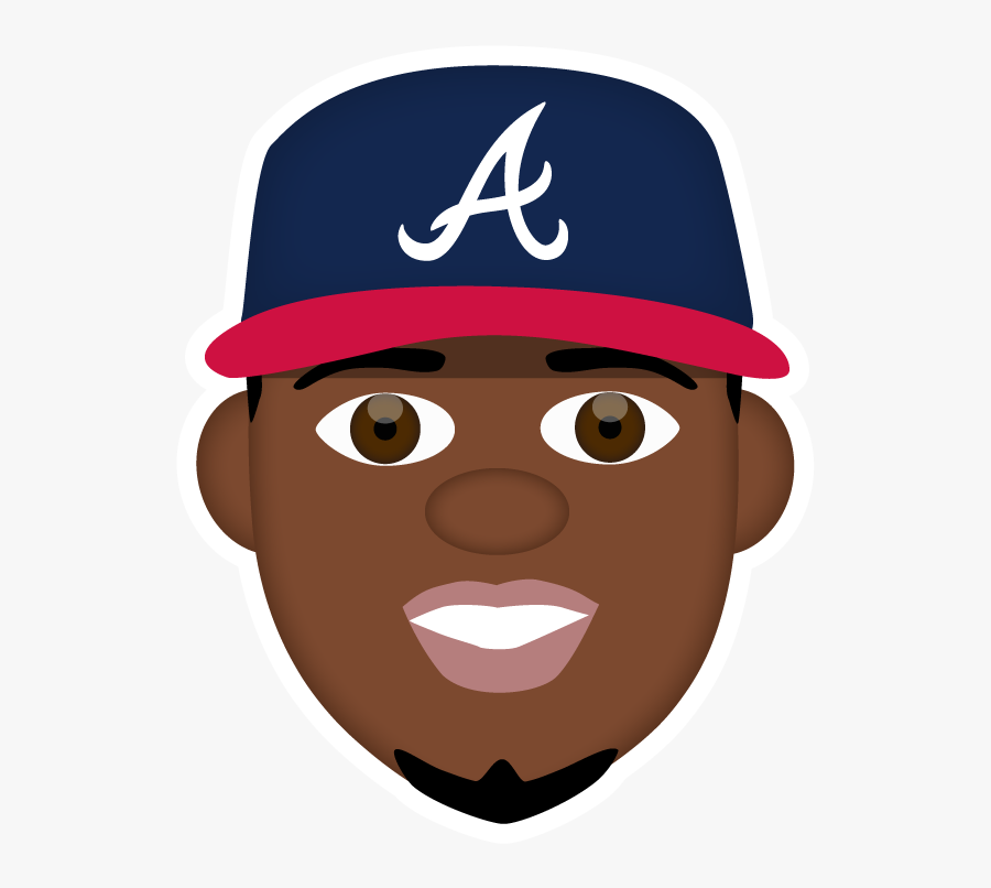 Transparent Cool Face Png - Atlanta Braves Logo Black, Transparent Clipart