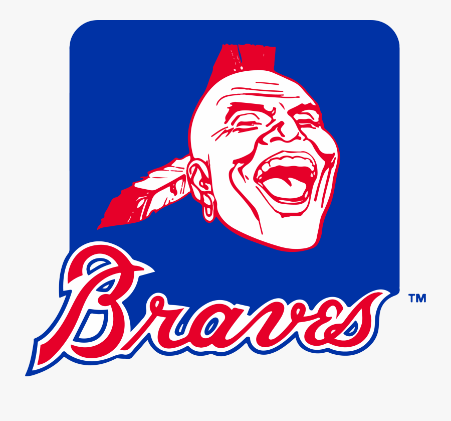 Retro Atlanta Braves Logo, Transparent Clipart