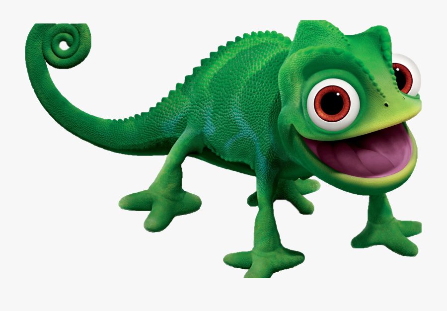 Transparent Chameleon Clipart Black And White - Pascal From Tangled, Transparent Clipart