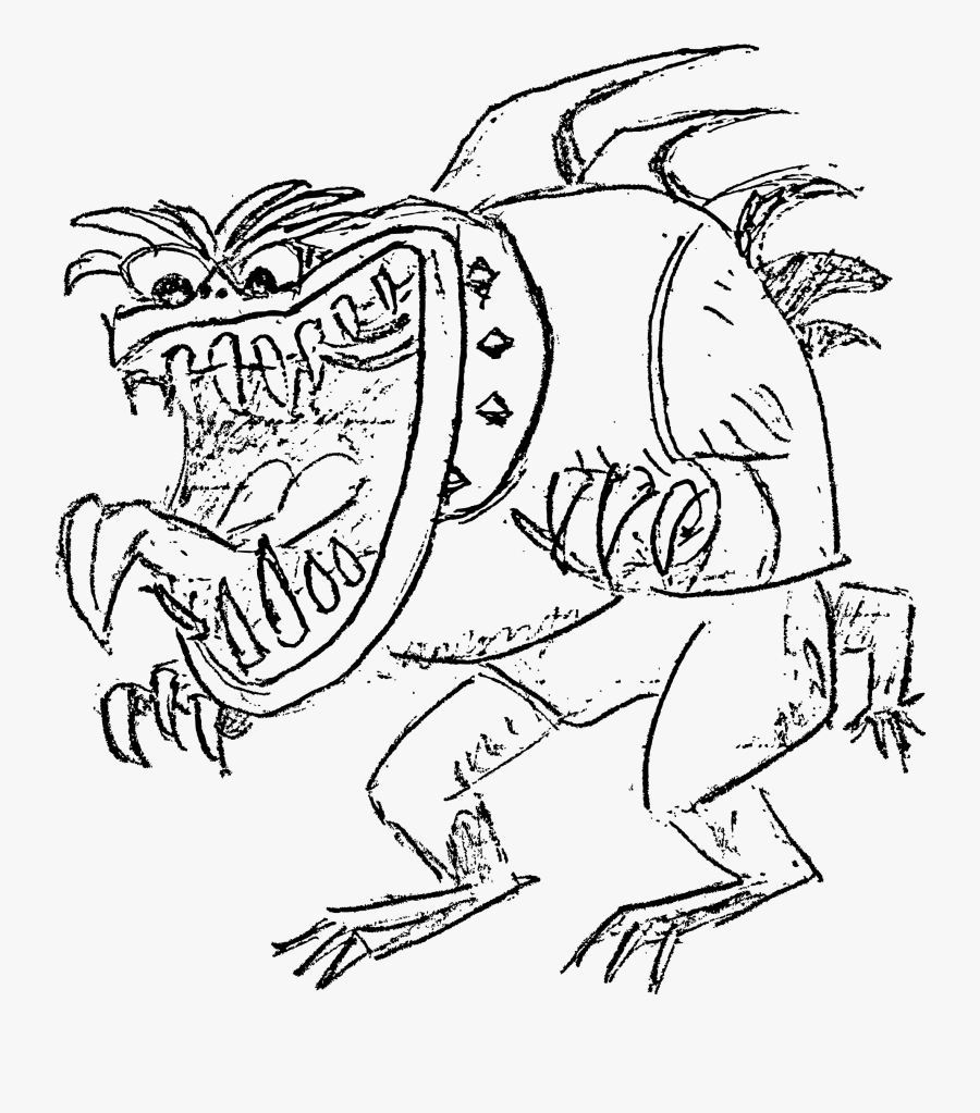 Lizard Monster Clip Arts - Lizard Monster Clipart, Transparent Clipart