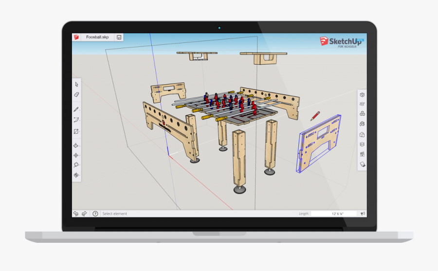 Clip Art Sketchup For Chromebook - Sketchup For Schools, Transparent Clipart