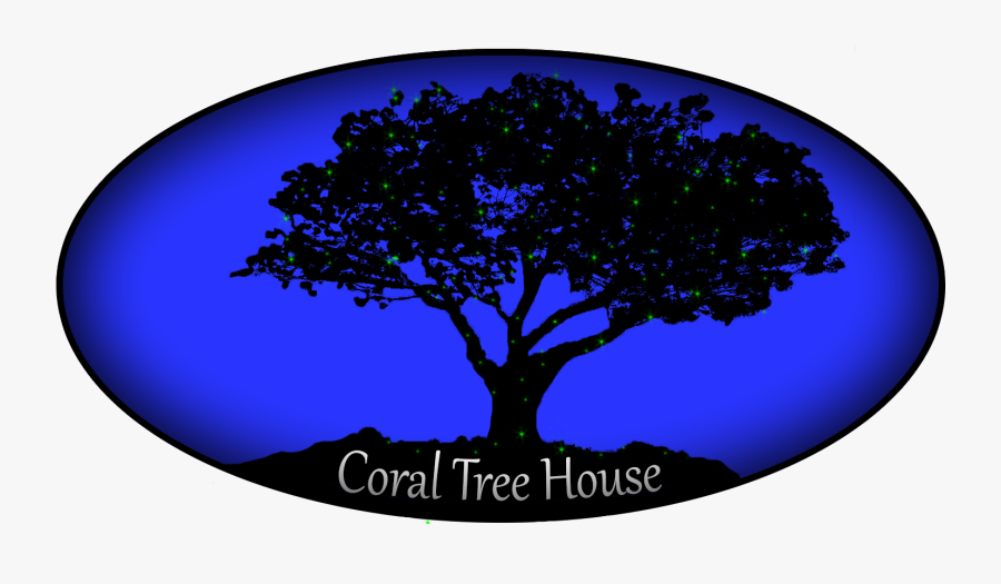 Coral Tree House - Tree, Transparent Clipart