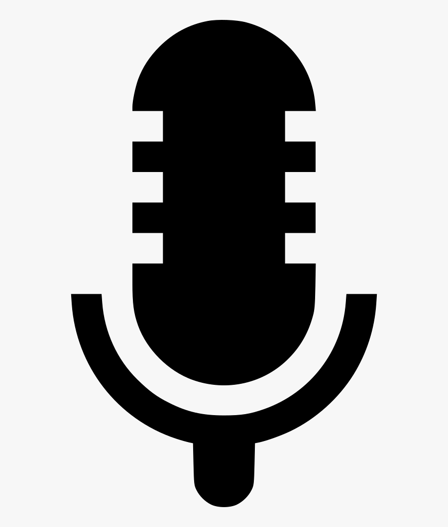 Clip And White,icon,graphics - Png File Microphone Icon Png, Transparent Clipart