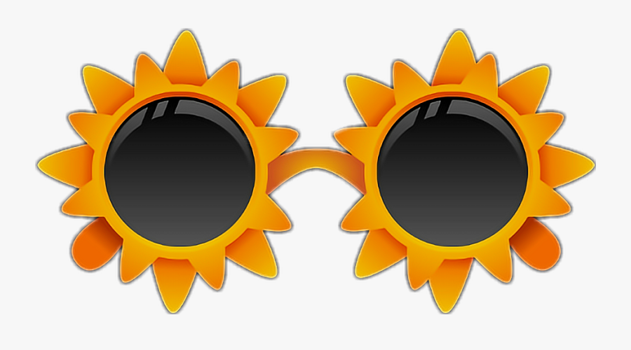 #yellow #summer #sun #glasses #sama - Circle, Transparent Clipart