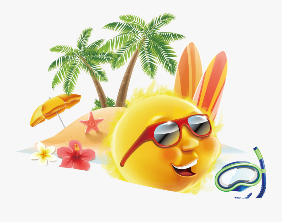 Happy Summerholidays Banner, Transparent Clipart