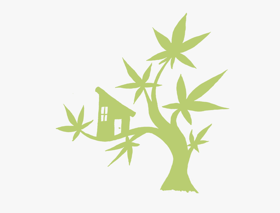 Treehouse In Cannabis, Transparent Clipart