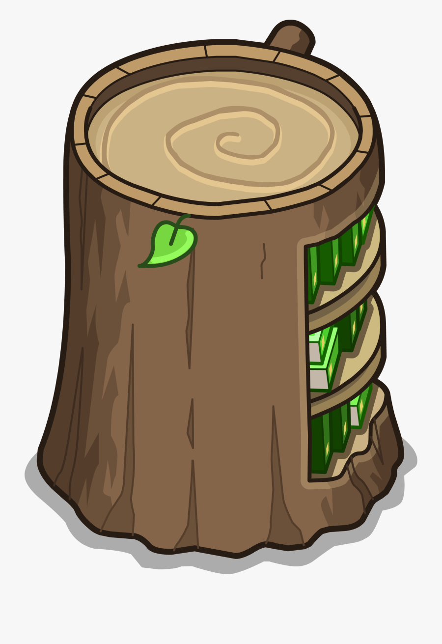 Stump Bookcase Sprite - Tree Stump, Transparent Clipart