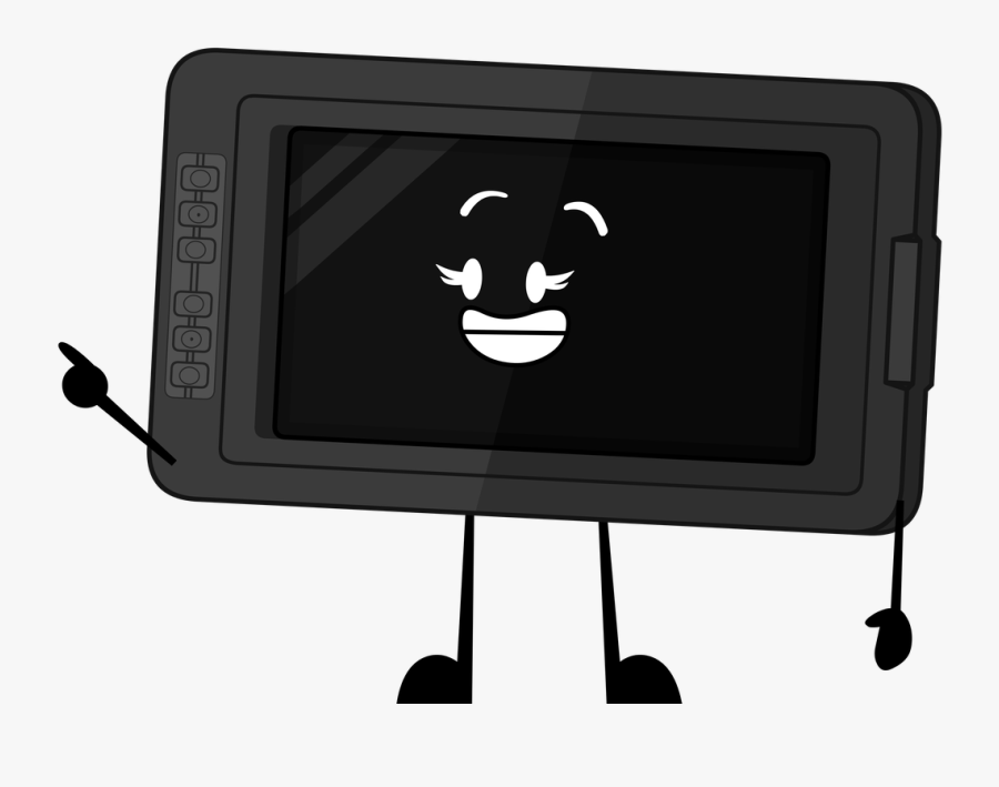 Monitor Drawing Clip Art Black White - Led-backlit Lcd Display, Transparent Clipart