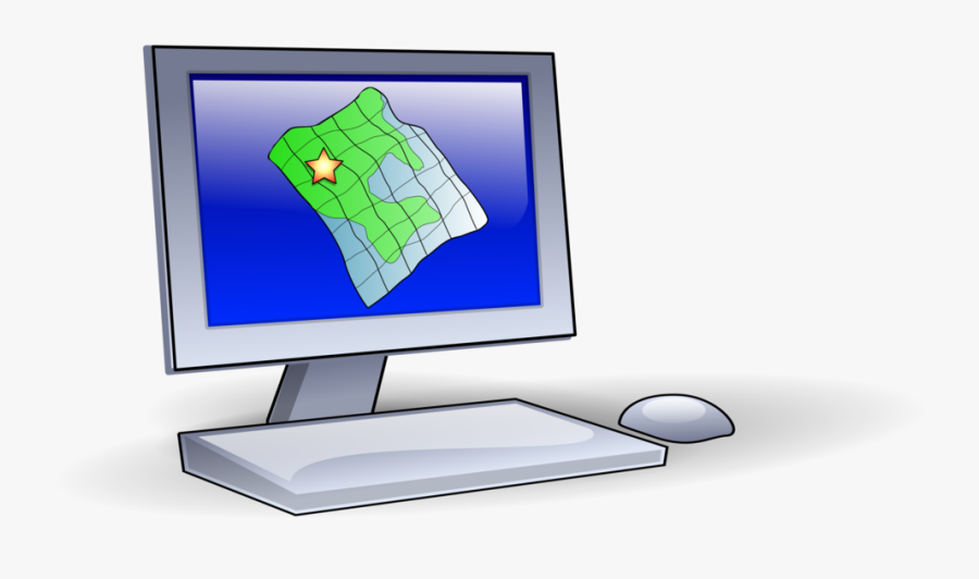 Computer Wallpaper,computer Monitor,desktop Computer - Clipart Thin Client, Transparent Clipart