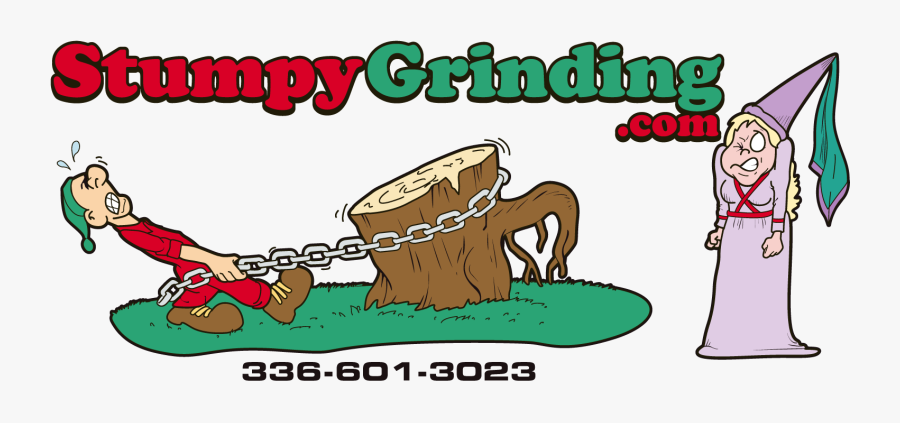 Doug Warren"s Stump Grinding Site - Cartoon, Transparent Clipart