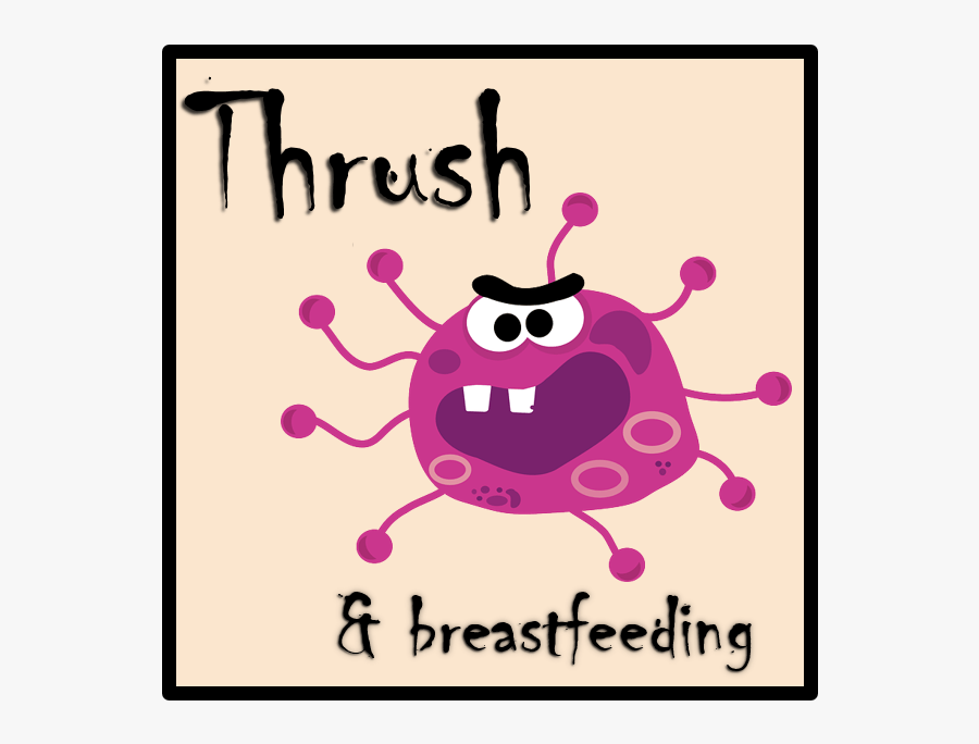 Thrush While Breastfeeding - Bacterias Y Virus Png, Transparent Clipart