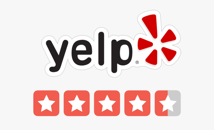Yelp White Cropped, Transparent Clipart