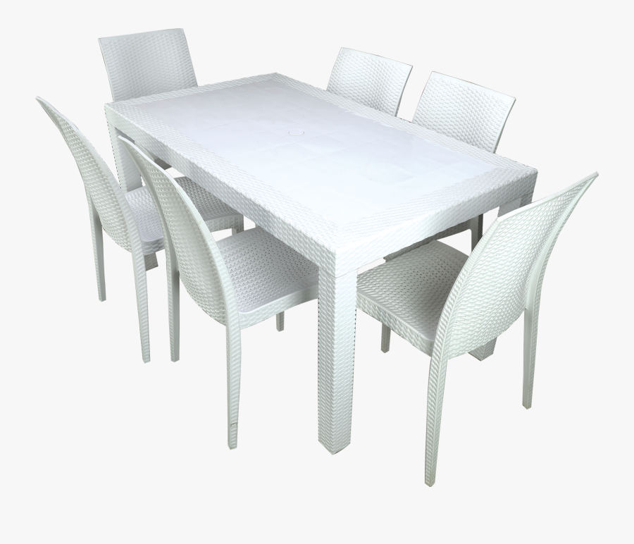 White Dining Table, Transparent Clipart