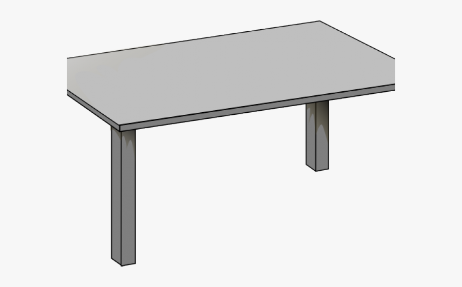 Kitchen Table Cliparts - Easy Drawing Of Table, Transparent Clipart