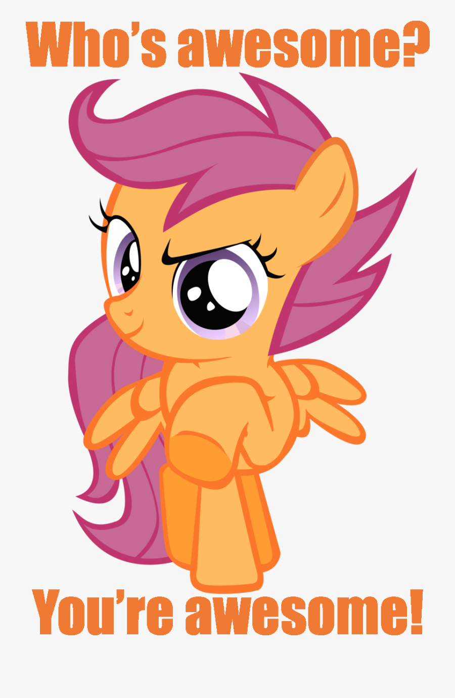My Little Pony Cutie Mark Crusaders Scootaloo, Transparent Clipart