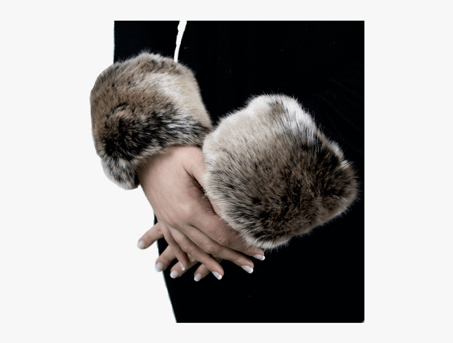 Slap On Faux Fox Cuffs - Fur Clothing, Transparent Clipart