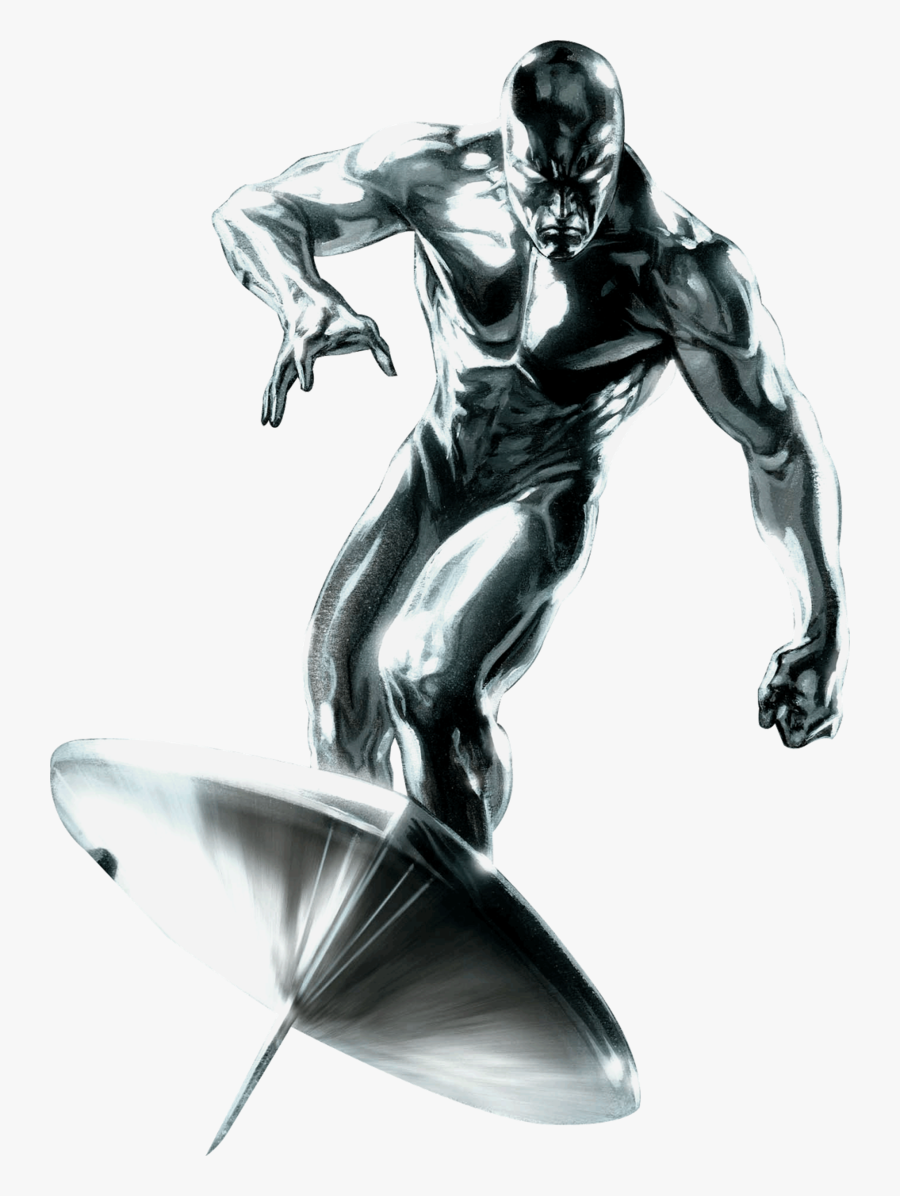 Silver Surfer Comic Png, Transparent Clipart