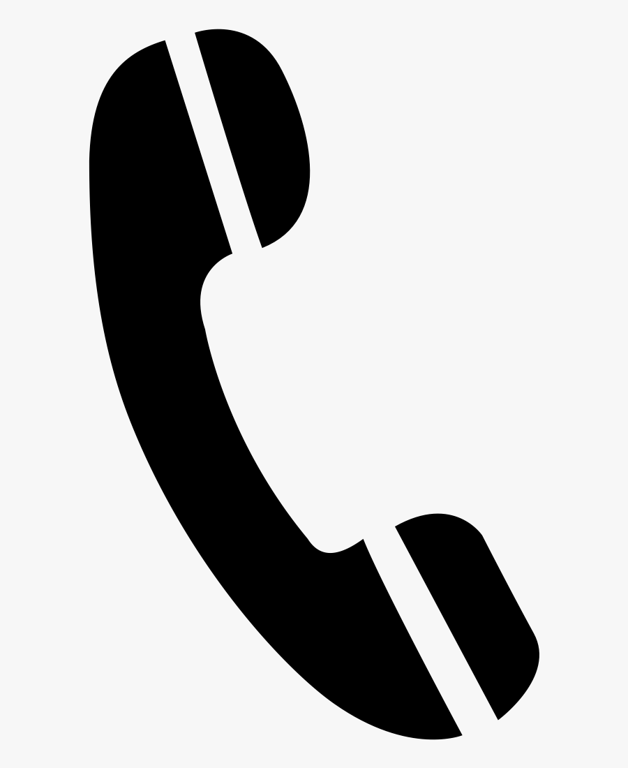 Black Phone Icon Transparent Clipart , Png Download - Phone Clip Art Transparent, Transparent Clipart