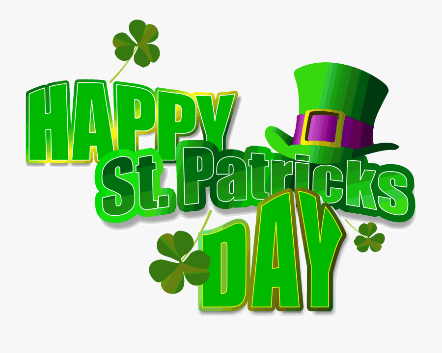 Happy St Patricks Day, Transparent Clipart