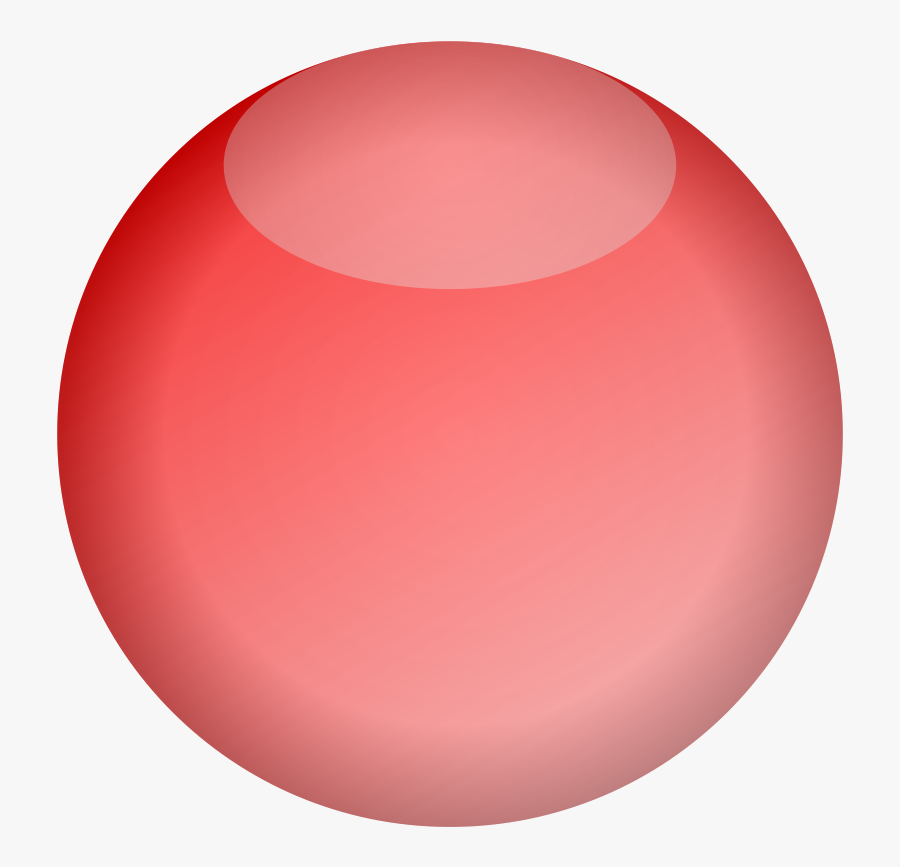 Empty Button Red - Bola Roja Transparente Png, Transparent Clipart