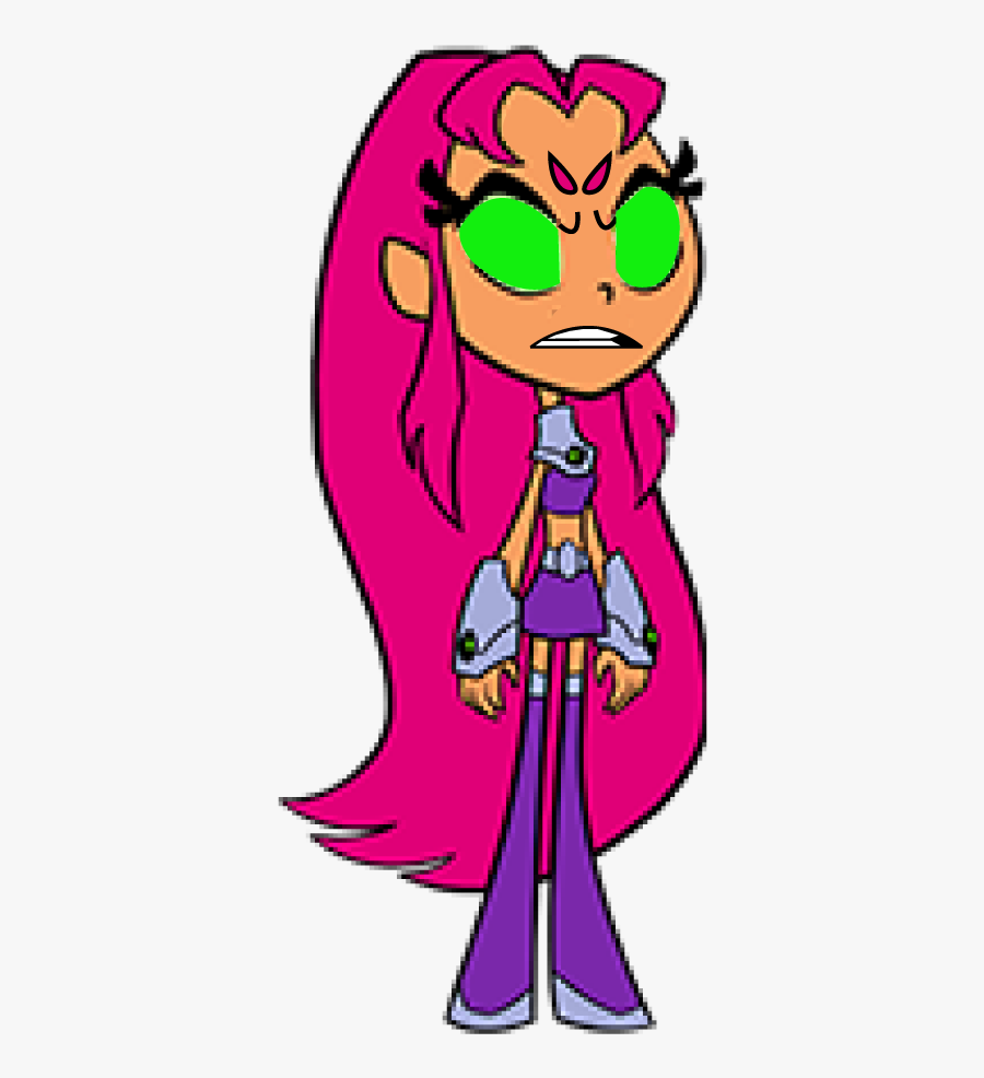 Fighting Bad Guys And She Always Wins, - Teen Titans Go Starfire, Transparent Clipart