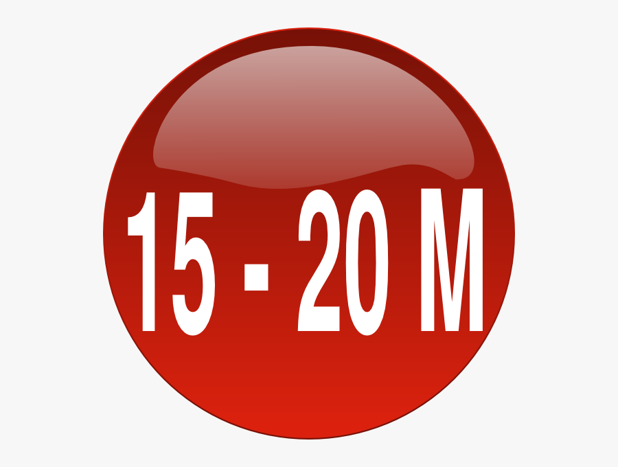 Red Button Svg Clip Arts - Circle, Transparent Clipart