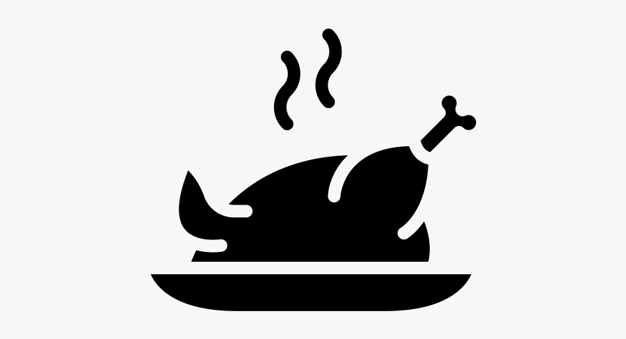 Feast Clipart Roast Chicken - Illustration, Transparent Clipart