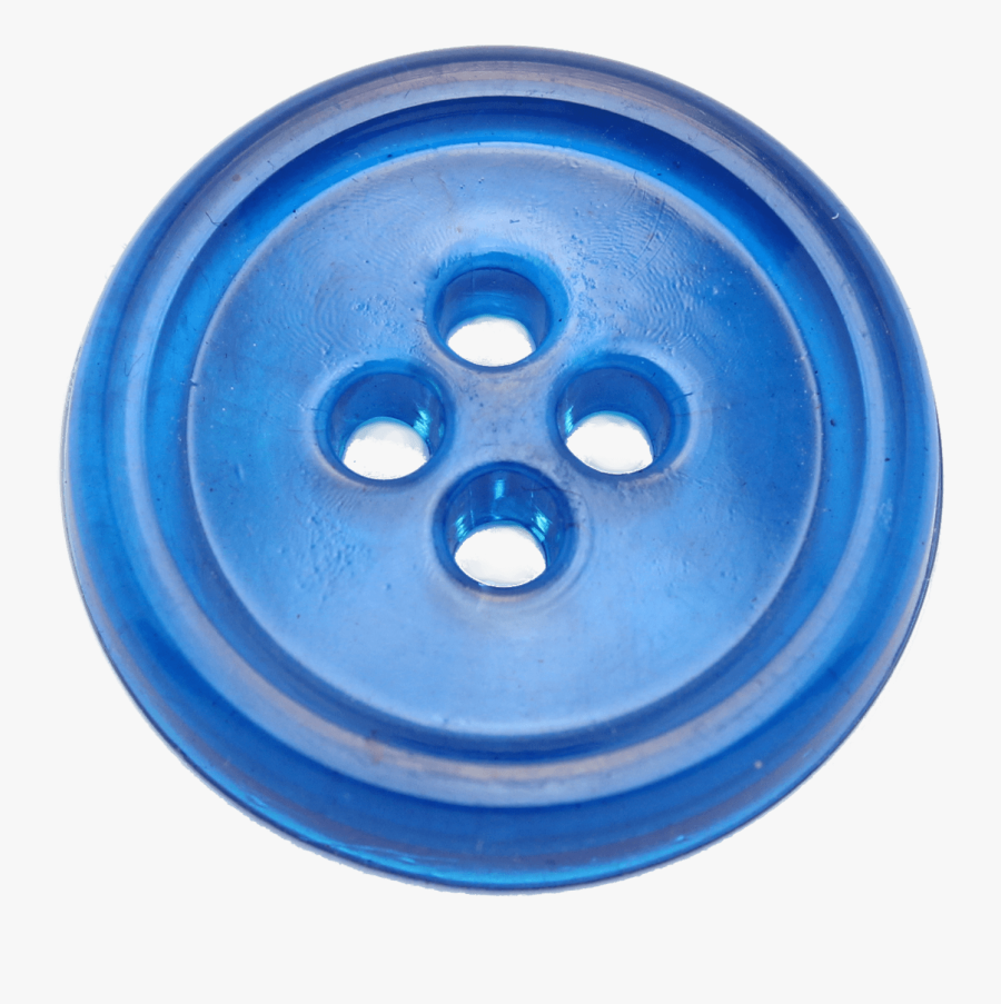 Button Clothes Blue Transparent Png - Shirt Button Png, Transparent Clipart