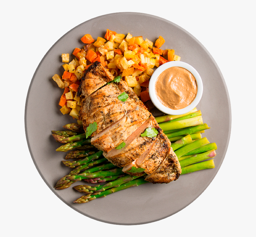 Grilled Chicken And Sunflower Butter Sauce With Roasted - Roasting, Transparent Clipart