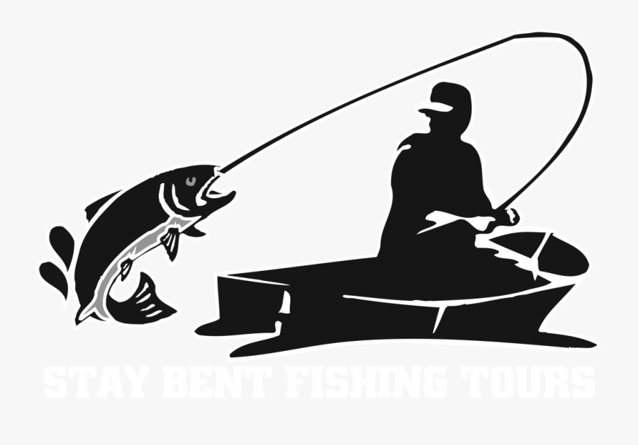 Png Black Bass Fishing Tours - Fishing Outline, Transparent Clipart