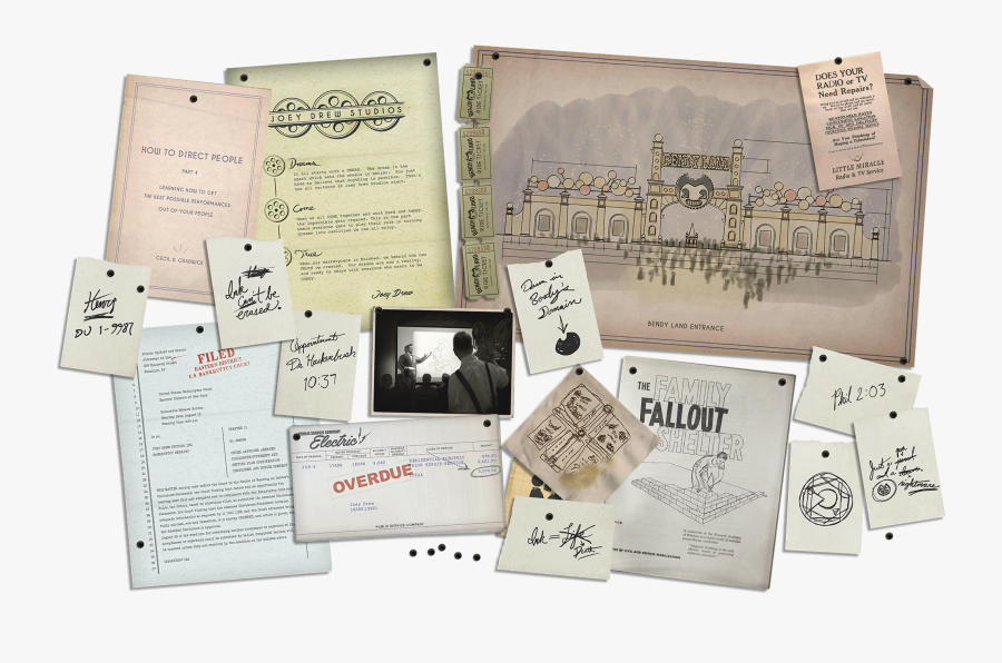 [spoilers] Yet Another Ch5 Texture - Bendy And The Ink Machine Joey Drew Desst, Transparent Clipart