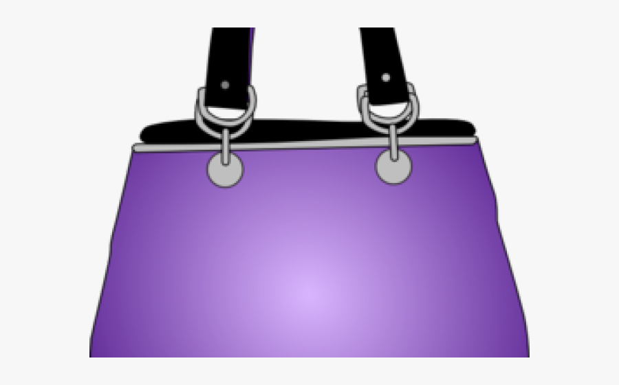 Party Bag Purple Transparent Background, Transparent Clipart