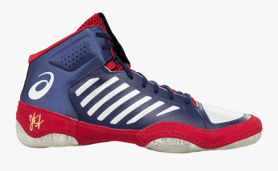 Clip Art Ascis Shoes - Jb Elite 3 Red White Blue, Transparent Clipart