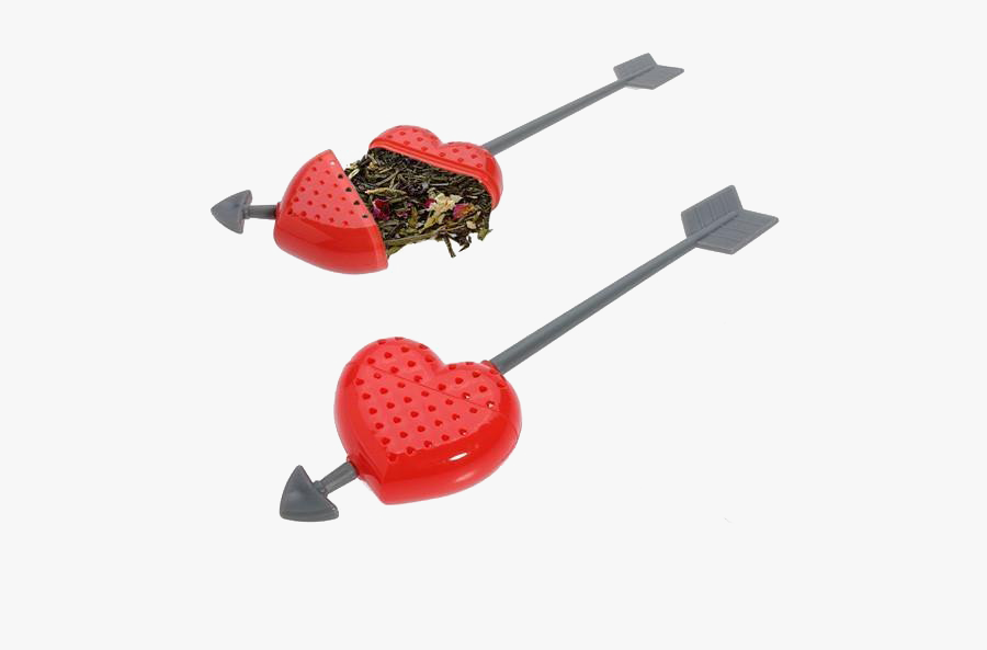 Heart Cupid Arrow Png Hd - Tea Strainer, Transparent Clipart