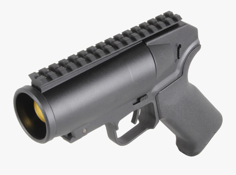 Mini Grenade Launcher, Transparent Clipart