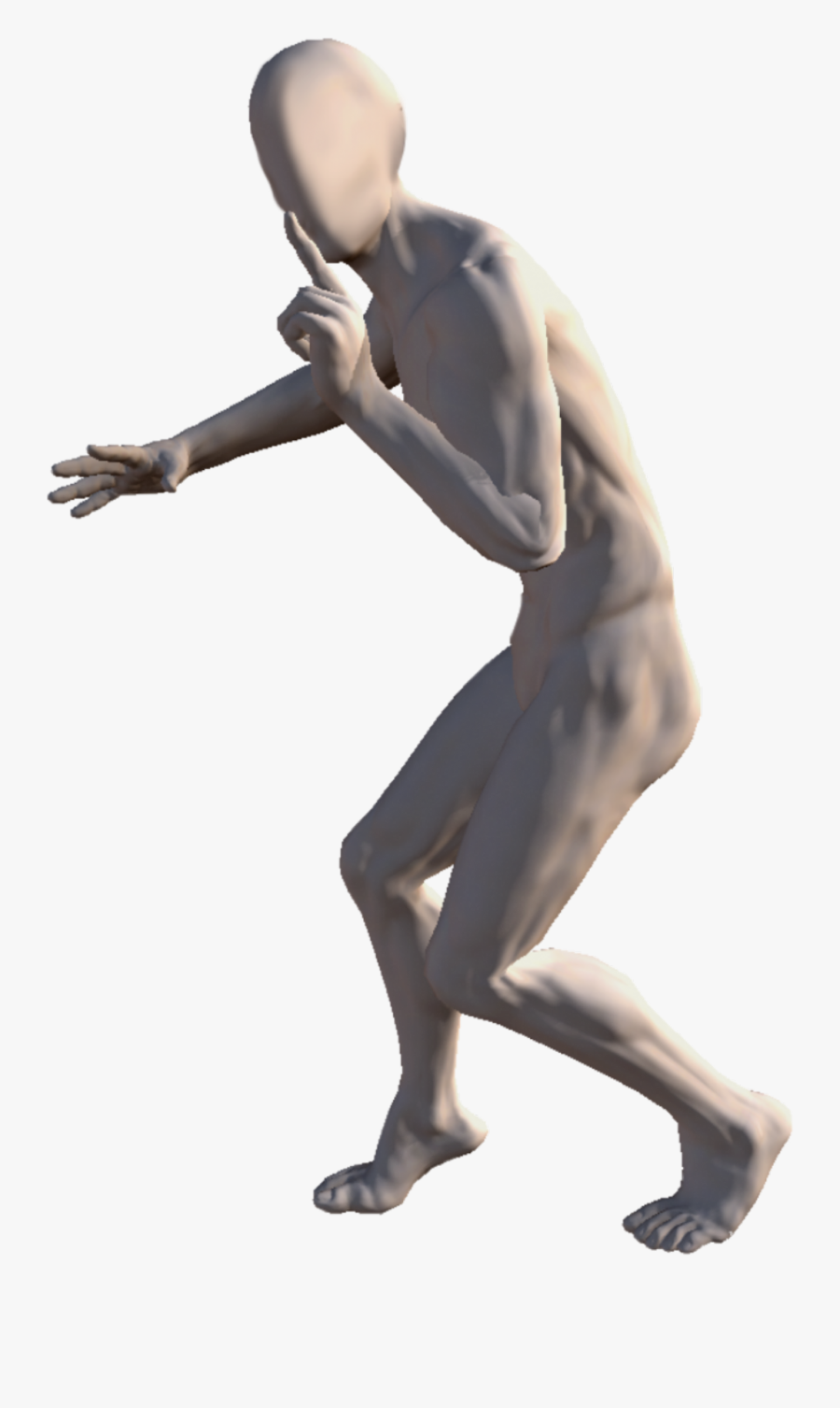 #mr Idiom #shhh #man #noface #tiptoe #sneak #freetoedit - Male, Transparent Clipart