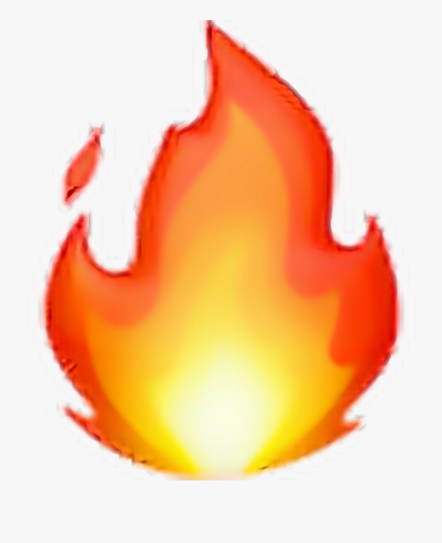 Fire Flames Clipart Tumblr Transparent - Emoji Flamme, Transparent Clipart