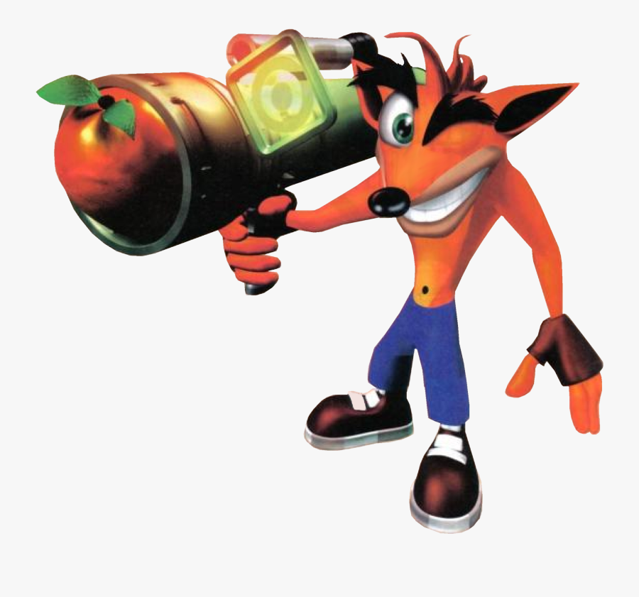 Tiptoe Clipart Fruit - Crash Bandicoot Fruit Bazooka, Transparent Clipart