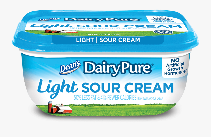 Sour Cream Light Dairypure - Ambrosia, Transparent Clipart