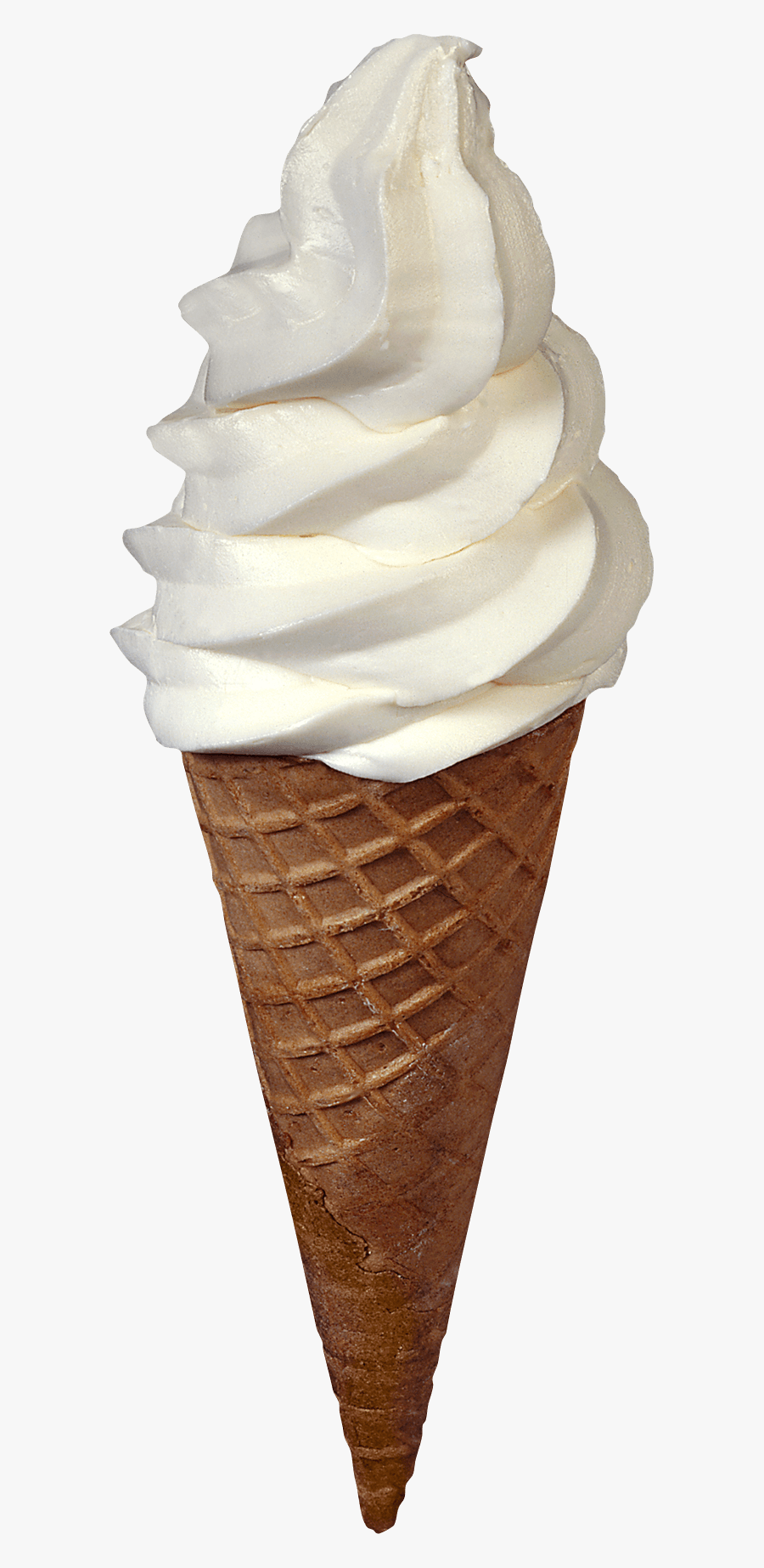 Yogurt Ice Cream Cone, Transparent Clipart
