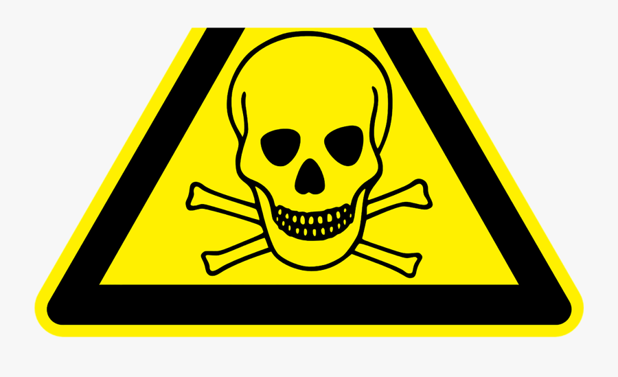Hazard Symbol Toxicity Hazardous Waste Clip Art - Toxic Label Png, Transparent Clipart