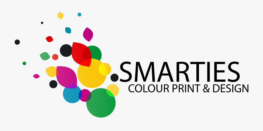 Smarties Colour Print & Design - Colour Print Logo, Transparent Clipart