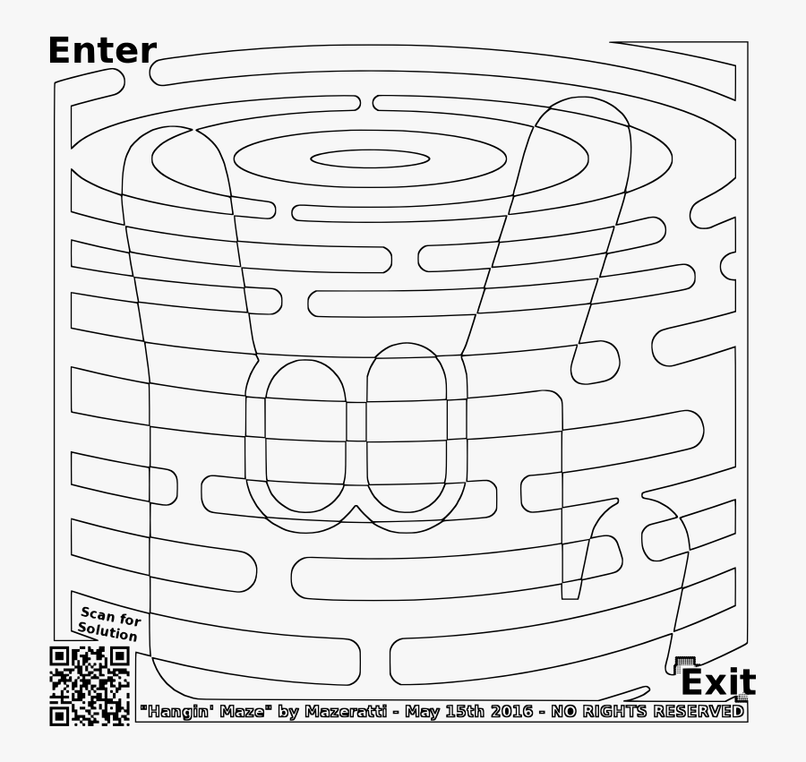 Transparent Hang Loose Clipart - Line Art, Transparent Clipart